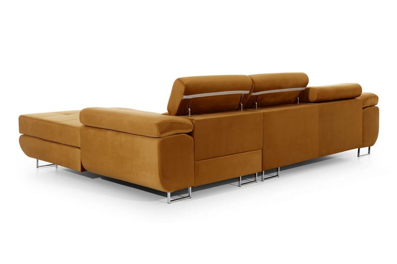Klinka Bäddsoffa med Divan Höger - Gul - Möbler - Soffa - Bäddsoffa - Bäddsoffa divan