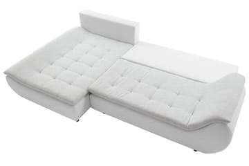L-Bäddsoffa Jaso Vänster - Vit/Beige - Möbler - Soffa - Bäddsoffa - Bäddsoffa divan