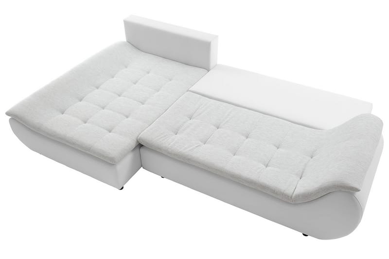 L-Bäddsoffa Jaso Vänster - Vit/Beige - Möbler - Soffa - Bäddsoffa - Bäddsoffa divan