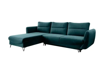 Lence Bäddsoffa m. Divan Förvaring - Blå/Grön - Möbler - Soffa - Bäddsoffa - Bäddsoffa divan