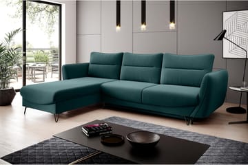 Lence Bäddsoffa m. Divan Förvaring - Blå/Grön - Möbler - Soffa - Bäddsoffa - Bäddsoffa divan