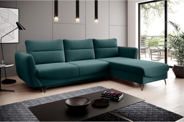 Lence Bäddsoffa m. Divan Förvaring - Blå/Grön - Möbler - Soffa - Bäddsoffa - Bäddsoffa divan