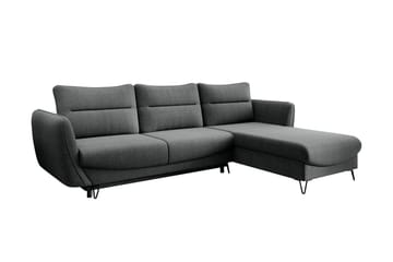 Lence Bäddsoffa m. Divan Förvaring - Grå - Möbler - Soffa - Bäddsoffa - Bäddsoffa divan