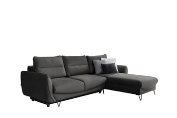 Lence Bäddsoffa m. Divan Förvaring - Grå - Möbler - Soffa - Bäddsoffa - Bäddsoffa divan