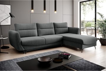 Lence Bäddsoffa m. Divan Förvaring - Grå - Möbler - Soffa - Bäddsoffa - Bäddsoffa divan