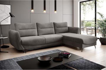 Lence Bäddsoffa m. Divan Förvaring - Grå - Möbler - Soffa - Bäddsoffa - Bäddsoffa divan