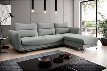 Lence Bäddsoffa m. Divan Förvaring - Grå - Möbler - Soffa - Bäddsoffa - Bäddsoffa divan