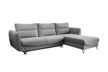 Lence Bäddsoffa m. Divan Förvaring - Grå - Möbler - Soffa - Bäddsoffa - Bäddsoffa divan