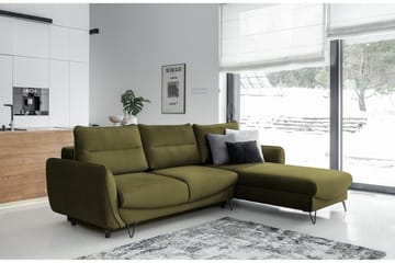 Lence Bäddsoffa m. Divan Förvaring - Grön - Möbler - Soffa - Bäddsoffa - Bäddsoffa divan