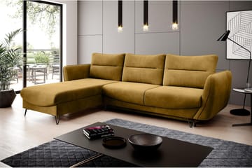 Lence Bäddsoffa m. Divan Förvaring - Gul - Möbler - Soffa - Bäddsoffa - Bäddsoffa divan
