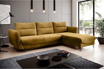 Lence Bäddsoffa m. Divan Förvaring - Gul - Möbler - Soffa - Bäddsoffa - Bäddsoffa divan