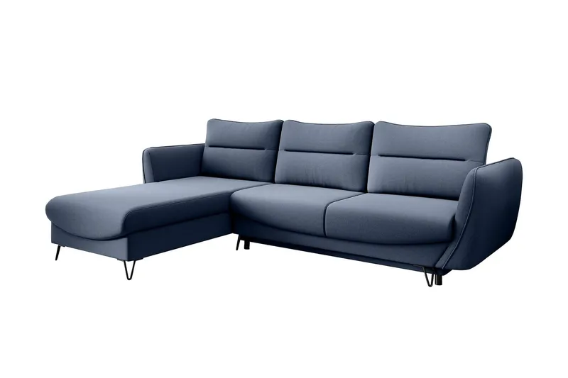 Lence Bäddsoffa m. Divan Förvaring - Ljusblå - Möbler - Soffa - Bäddsoffa - Bäddsoffa divan