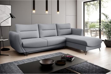 Lence Bäddsoffa m. Divan Förvaring - Ljusgrå - Möbler - Soffa - Bäddsoffa - Bäddsoffa divan