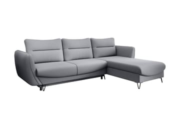 Lence Bäddsoffa m. Divan Förvaring - Ljusgrå - Möbler - Soffa - Bäddsoffa - Bäddsoffa divan