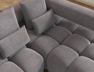 Levvi 3-sits Bubblig Bäddsoffa med Divan Höger - Manhattan 03 - Möbler - Soffa - Bäddsoffa - Bäddsoffa divan