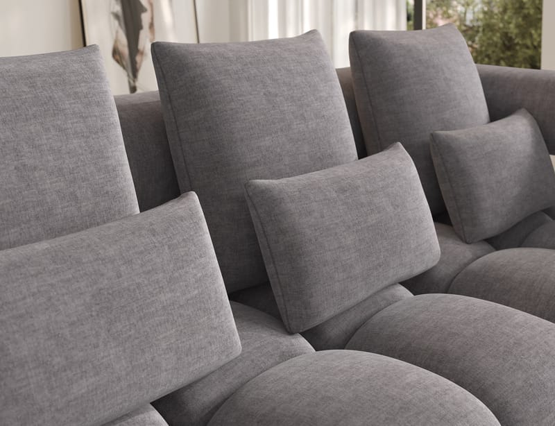 Levvi 3-sits Bubblig Bäddsoffa med Divan Höger - Manhattan 03 - Möbler - Soffa - Bäddsoffa - Bäddsoffa divan