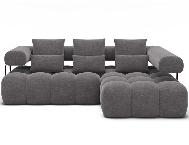 Levvi 3-sits Bubblig Bäddsoffa med Divan Höger - Manhattan 03 - Möbler - Soffa - Bäddsoffa - Bäddsoffa divan