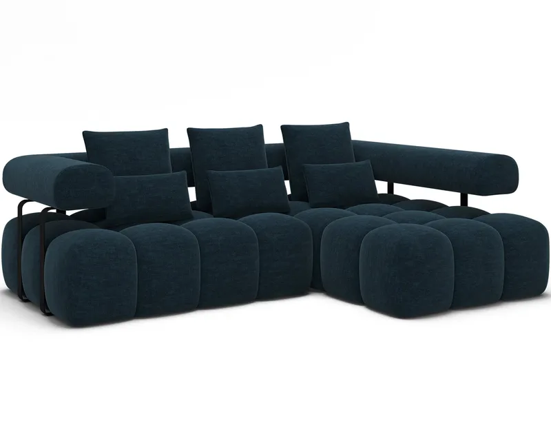 Levvi 3-sits Bubblig Bäddsoffa med Divan Höger, Manhattan 40