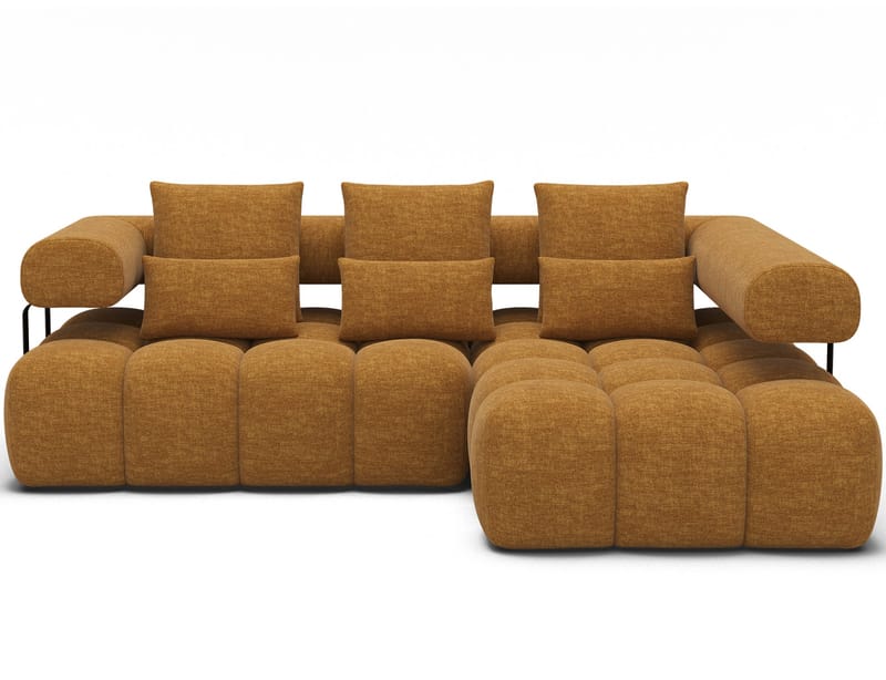 Levvi 3-sits Bubblig Bäddsoffa med Divan Höger - Manhattan 45 - Möbler - Soffa - Bäddsoffa - Bäddsoffa divan