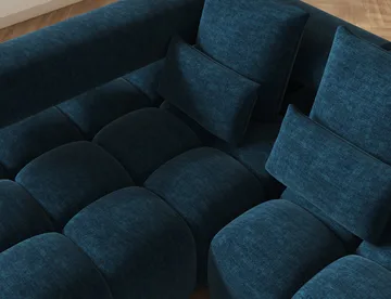 Levvi 3-sits Bubblig Bäddsoffa med Divan Vänster - Manhattan 40 - Möbler - Soffa - Bäddsoffa - Bäddsoffa divan