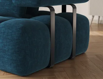 Levvi 3-sits Bubblig Bäddsoffa med Divan Vänster - Manhattan 40 - Möbler - Soffa - Bäddsoffa - Bäddsoffa divan