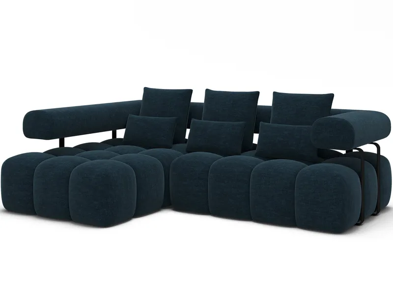 Levvi 3-sits Bubblig Bäddsoffa med Divan Vänster, Manhattan 40