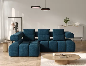 Levvi 3-sits Bubblig Bäddsoffa med Divan Vänster - Manhattan 40 - Möbler - Soffa - Bäddsoffa - Bäddsoffa divan