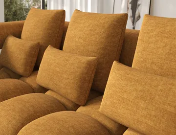Levvi 3-sits Bubblig Bäddsoffa med Divan Vänster - Manhattan 45 - Möbler - Soffa - Bäddsoffa - Bäddsoffa divan