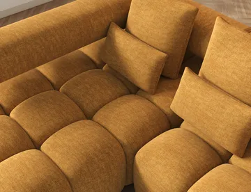 Levvi 3-sits Bubblig Bäddsoffa med Divan Vänster - Manhattan 45 - Möbler - Soffa - Bäddsoffa - Bäddsoffa divan