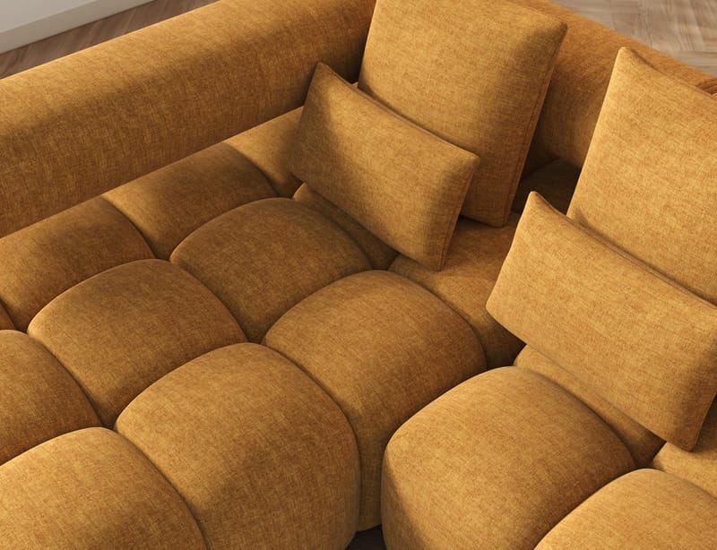 Levvi 3-sits Bubblig Bäddsoffa med Divan Vänster - Manhattan 45 - Möbler - Soffa - Bäddsoffa - Bäddsoffa divan