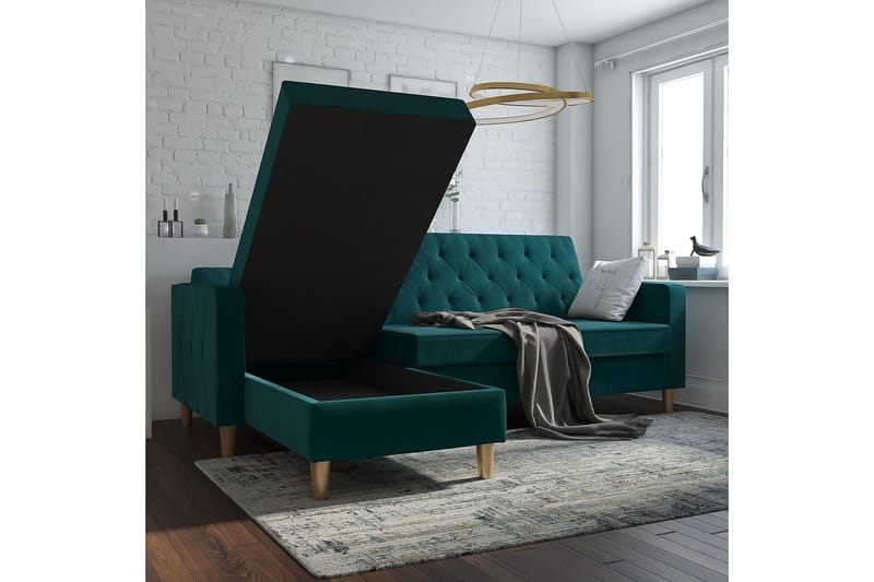 Liberty Divanbäddsoffa Grön - Möbler - Soffa - Bäddsoffa - Bäddsoffa divan
