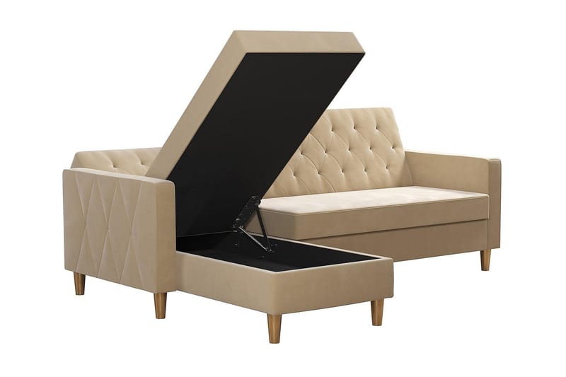 Liberty Divanbäddsoffa Vit - Möbler - Soffa - Bäddsoffa - Bäddsoffa divan