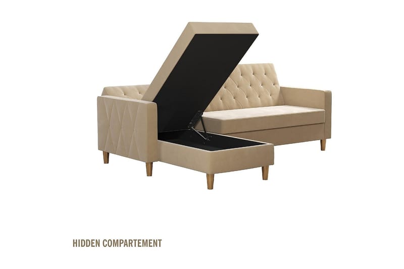 Liberty Divanbäddsoffa Vit - Möbler - Soffa - Bäddsoffa - Bäddsoffa divan
