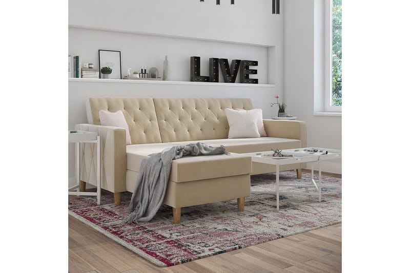 Liberty Divanbäddsoffa Vit - Möbler - Soffa - Bäddsoffa - Bäddsoffa divan