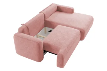 Lifeina Bäddsoffa m. Divan 2-sits - Rosa - Möbler - Soffa - Bäddsoffa - Bäddsoffa divan