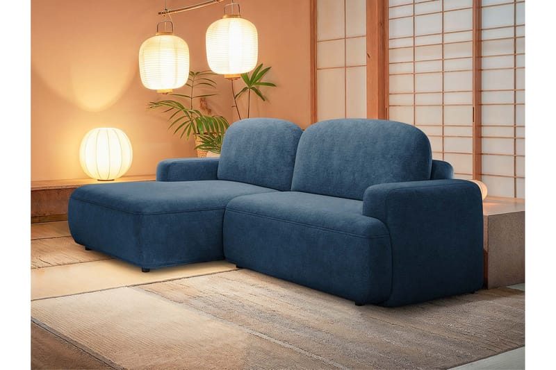 Lifeina Bäddsoffa m. Divan 2-sits - Vit/Rosa - Möbler - Soffa - Bäddsoffa - Bäddsoffa divan