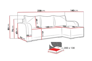 Liliana Divanbäddsoffa Sense 9 + Sense 14 - Möbler - Soffa - Bäddsoffa - Bäddsoffa divan