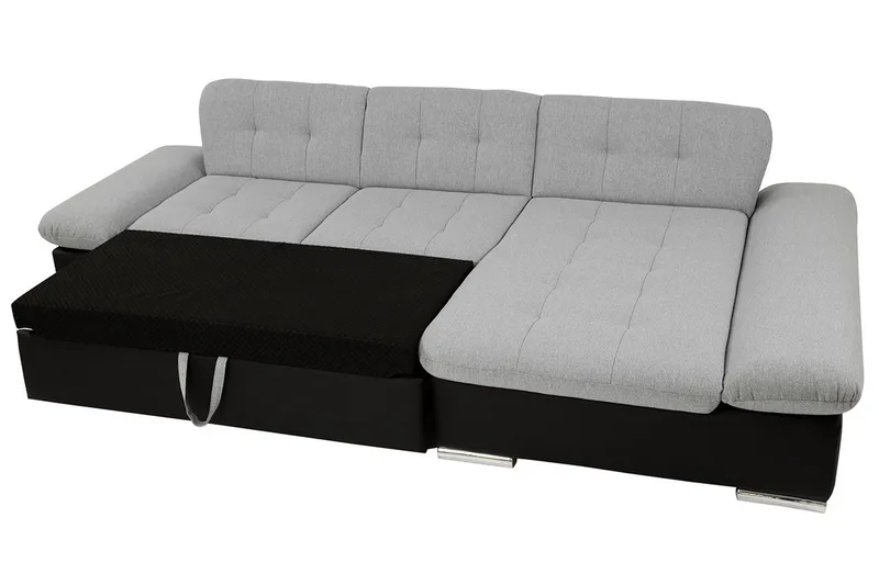 Malwi U-Bäddsoffa 278x162x76 cm - Grå - Möbler - Soffa - Bäddsoffa - Bäddsoffa divan