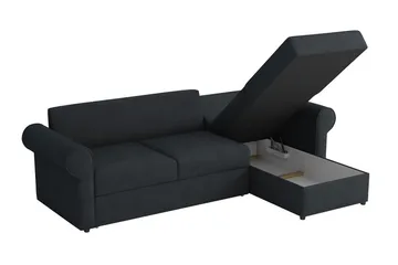 Monaco Hörnsoffa LED-belysning - Turkos - Möbler - Soffa - Bäddsoffa - Bäddsoffa divan
