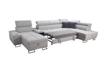 Morenia 3-sits Bäddsoffa Vänster - Svart - Möbler - Soffa - Bäddsoffa - Bäddsoffa divan