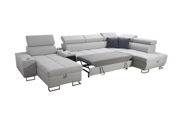 Morenia Bäddsoffa - Ljusgrå - Möbler - Soffa - Bäddsoffa - Bäddsoffa divan