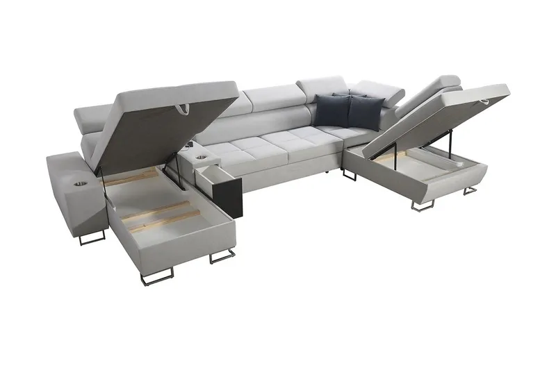 Morenia Bäddsoffa - Ljusgrå - Möbler - Soffa - Bäddsoffa - Bäddsoffa divan