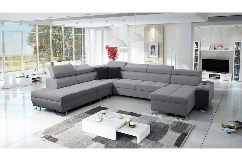 Morenia Bäddsoffa m. Divan och Schäslong - Möbler - Soffa - Bäddsoffa - Bäddsoffa divan