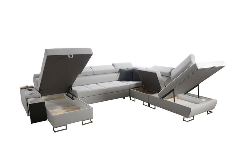 Morenia Bäddsoffa m. Divan och Schäslong - Möbler - Soffa - Bäddsoffa - Bäddsoffa divan