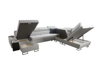 Morenia Bäddsoffa m. Divan och Schäslong - Möbler - Soffa - Bäddsoffa - Bäddsoffa divan