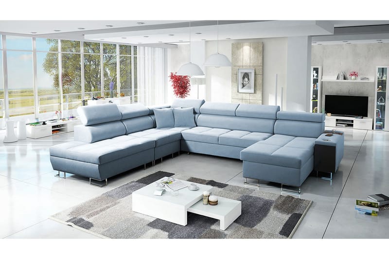 Morenia Bäddsoffa m. Divan och Schäslong - Möbler - Soffa - Bäddsoffa - Bäddsoffa divan