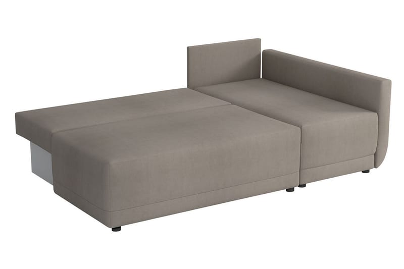 Nestor Hörnsoffa Vänster LED-belysning - Grå - Möbler - Soffa - Bäddsoffa - Bäddsoffa divan