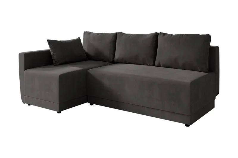 Nestor Hörnsoffa Vänster LED-belysning, Grå