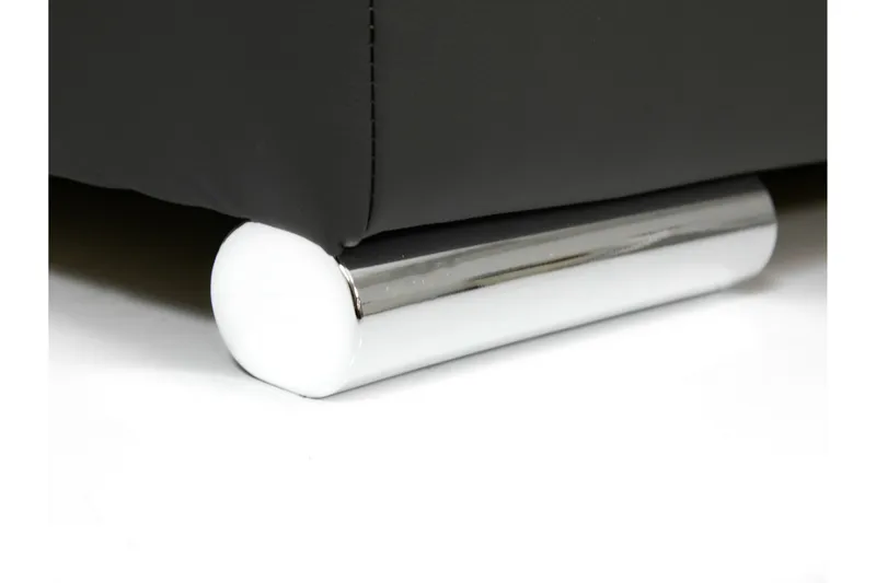 Niko U-Bäddsoffa 350x205x76 cm Divan Vänster - Grå/Svart - Möbler - Soffa - Bäddsoffa - Bäddsoffa divan