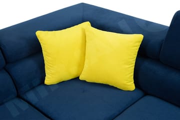 Oertel Bäddsoffa Vänster - Grå/Svart - Möbler - Soffa - Bäddsoffa - Bäddsoffa divan